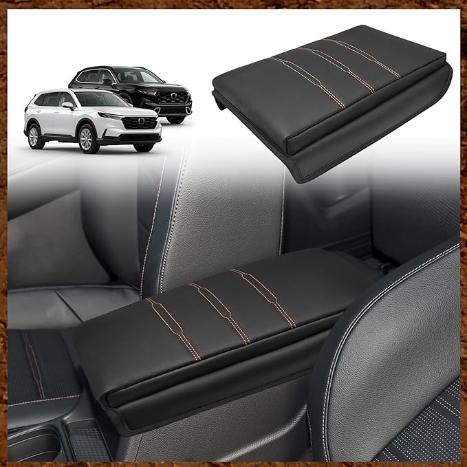 Muslogy Center Console Cover Extra Thick Armrest Pad Compatible by Muslogy