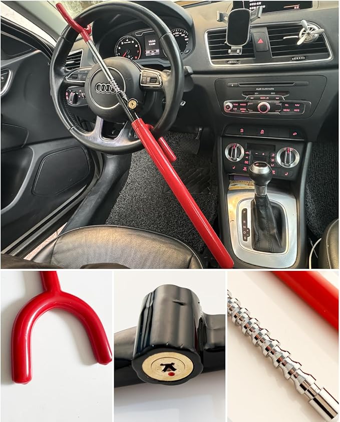 Steering Wheel Lock Anti-Theft Car Device Car Wheel Locks Heavy Duty Vehicle - Image 4