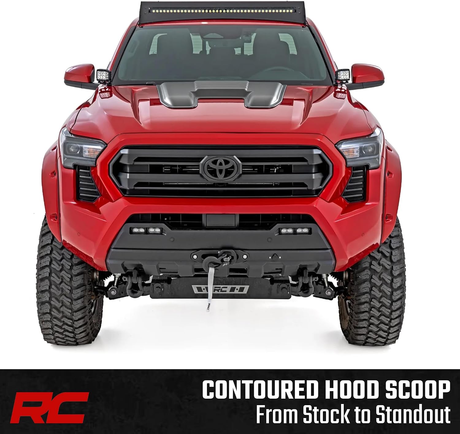 Rough Country Hood Scoop for 2024 Toyota Tacoma - HS80010