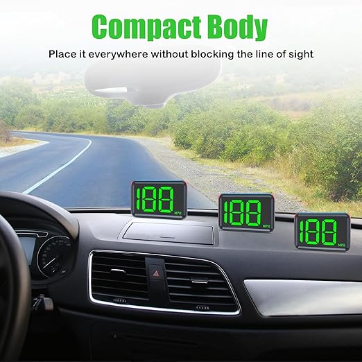 GPS Digital Speedometer for Car MPH, Universal HUD Speed Meter - Image 4
