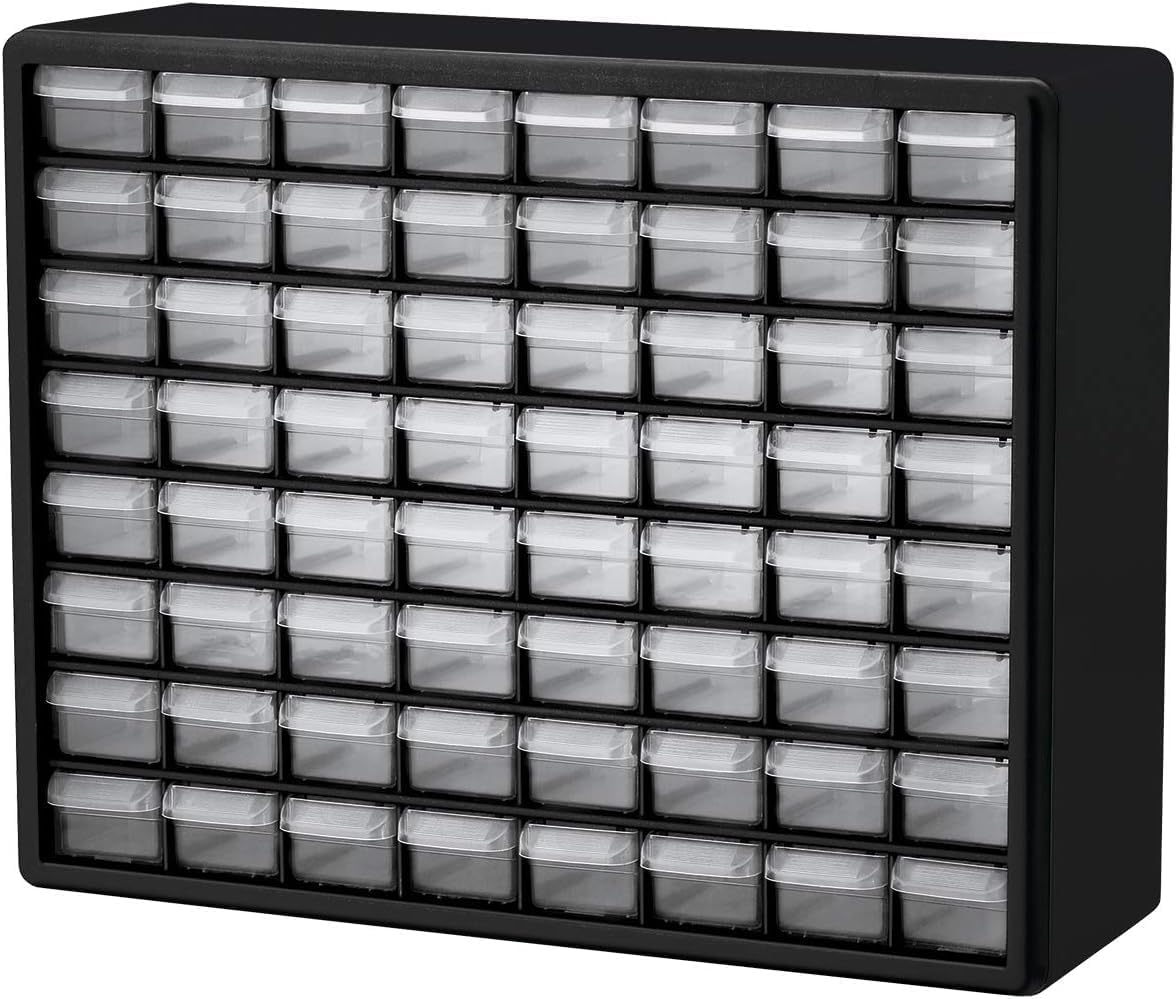 Akro-Mils 64-Drawer Plastic Drawer Storage Cabinet