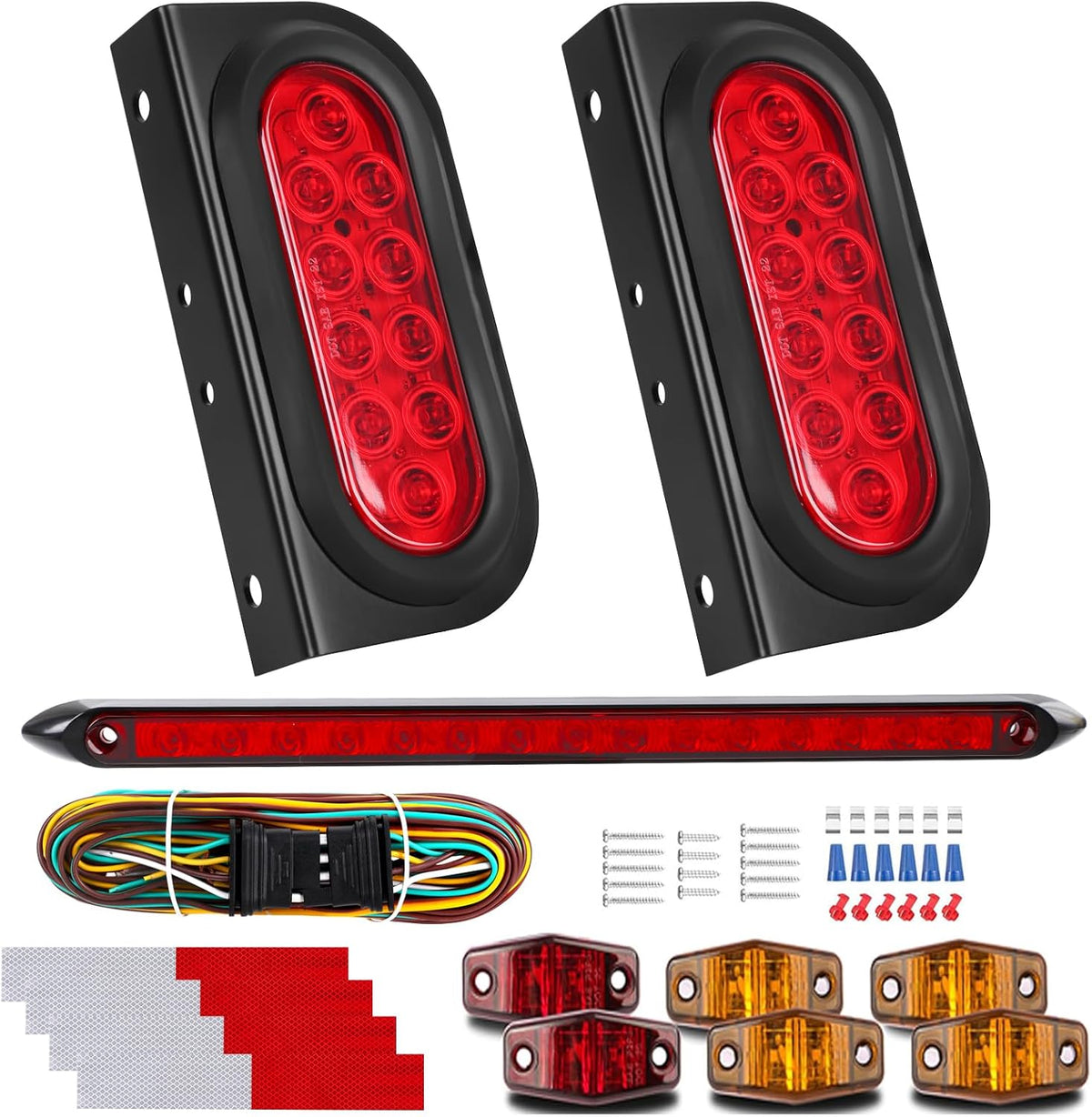 limicar trailer lights kit with 13.7-inch light bar, main product view