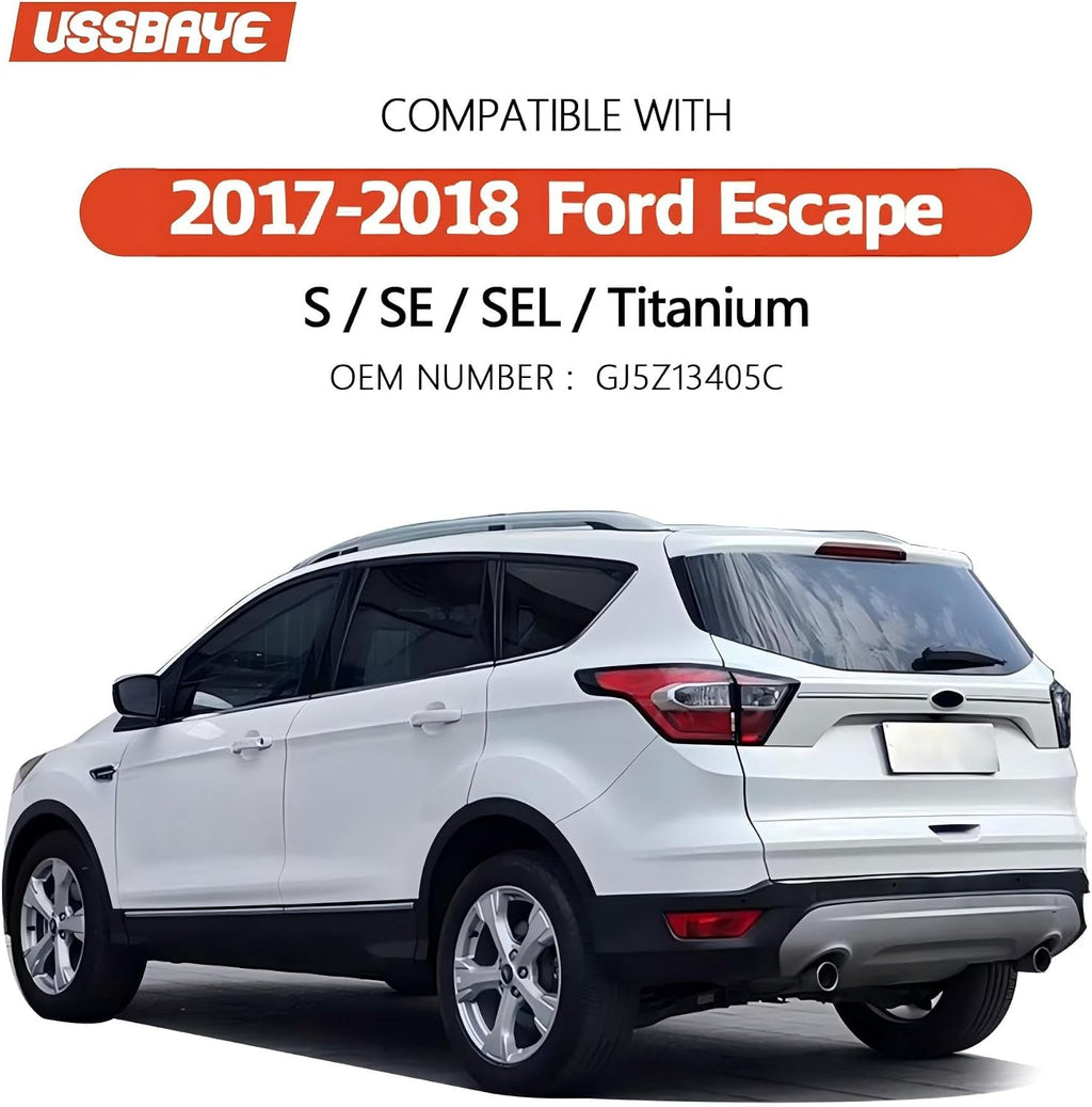 Tail Light Compatible with 2017 2018 Ford Escape S SE SEL Titanium Left | Rear Taillights with Bulb and Harness Driver Side Tail lamp Assembly OE: GJ5Z13405C