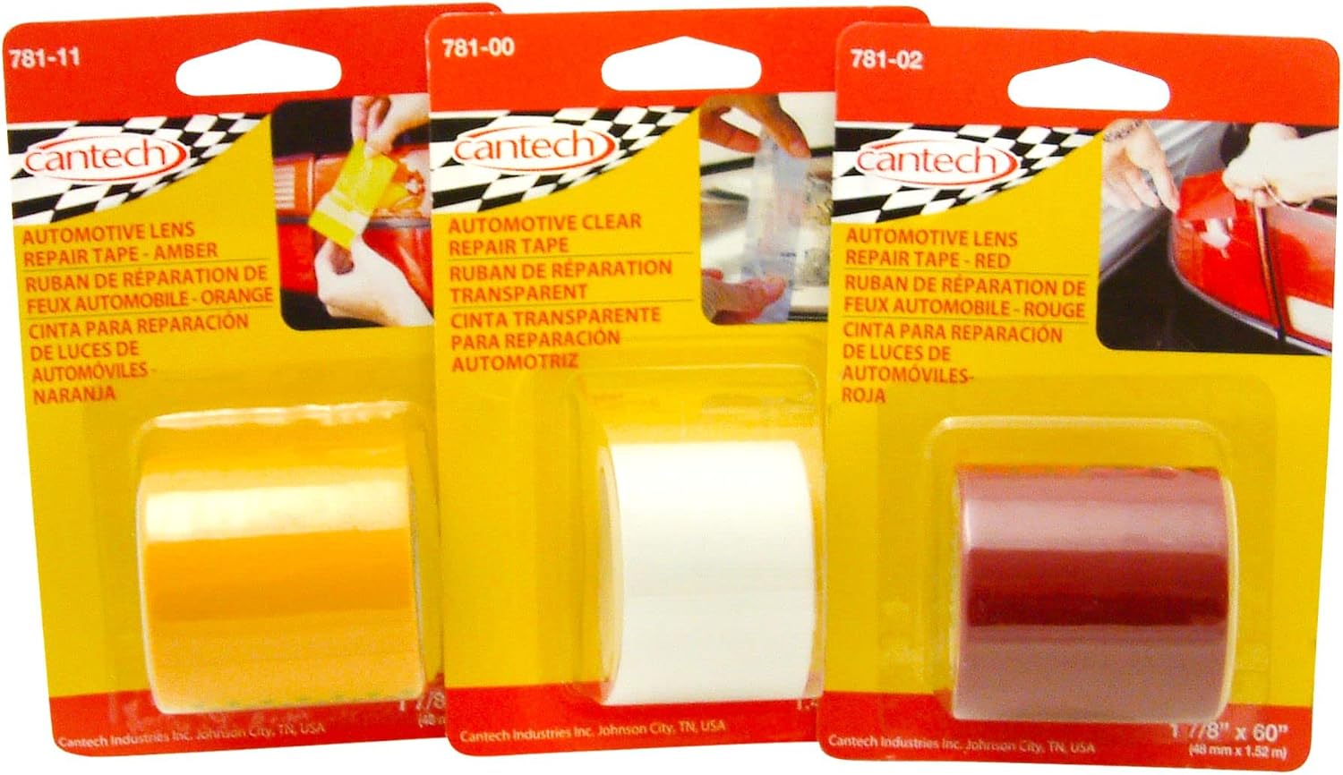 CANTECH 78111 Amber Automotive Lens Tape
