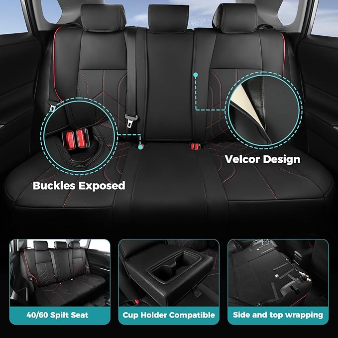 for Toyota RAV4 Seat Covers 2019 2020 2021 2022 2023 2024 2025 RAV 4 LE XLE - Image 4
