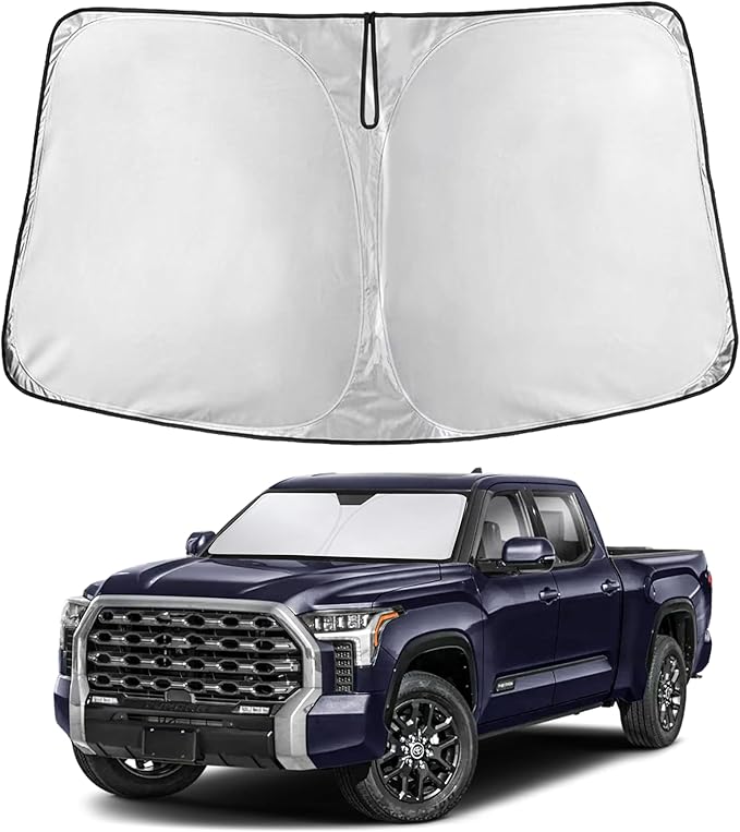 Econour Windshield Sun Shade for Toyota Tundra 2022-2025 Custom Fit Sunshade by EcoNour