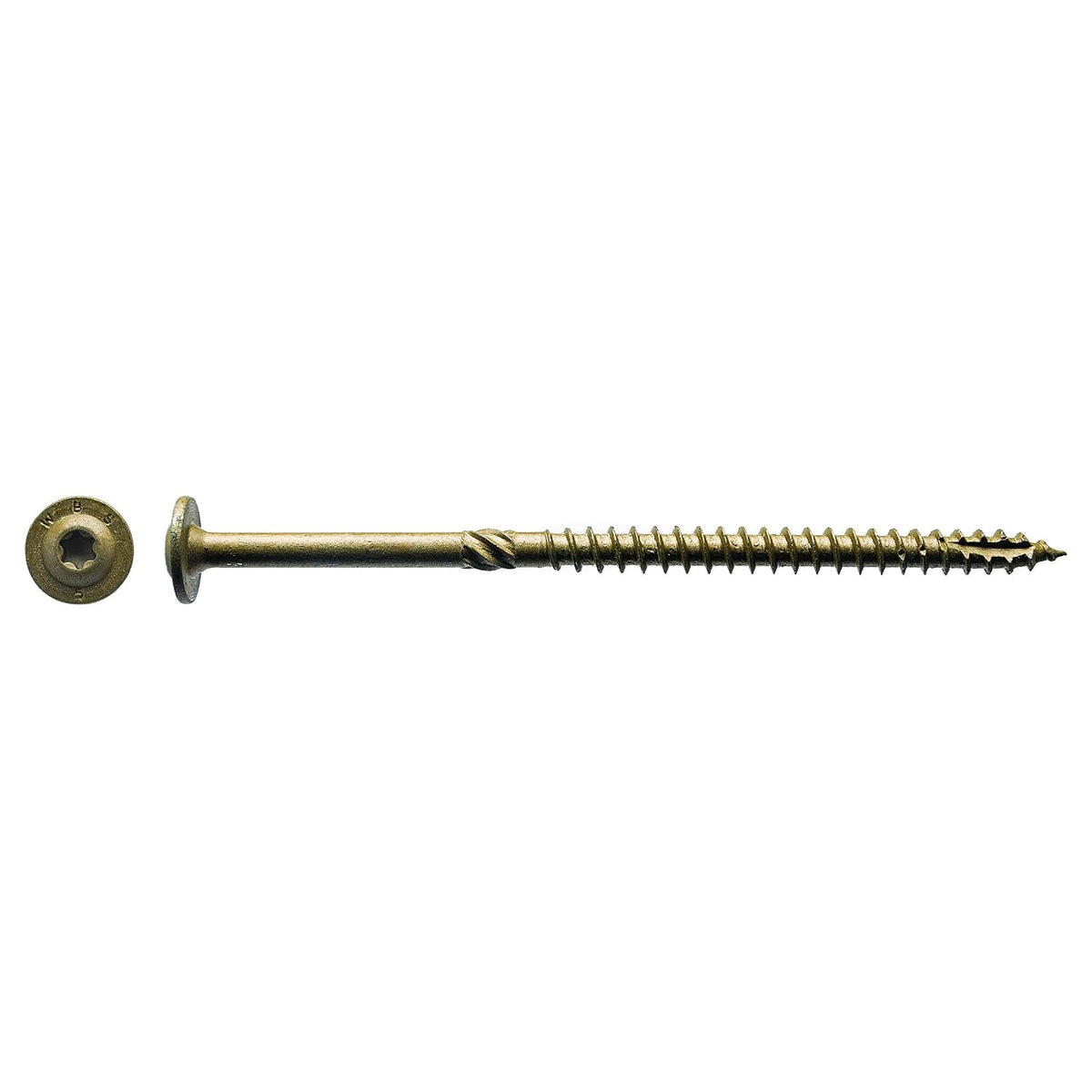 6 bronze t-30 lag screw 25/bucket, main product view
