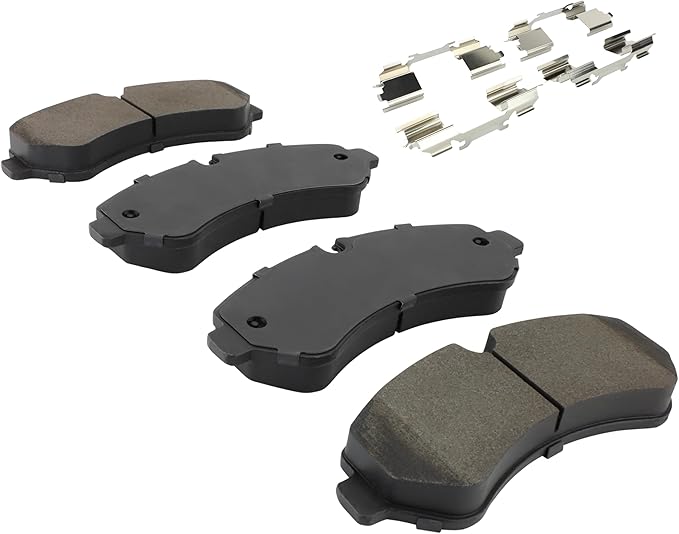 Premium Semi-Metallic Rear Brake Pads Compatible - Image 2