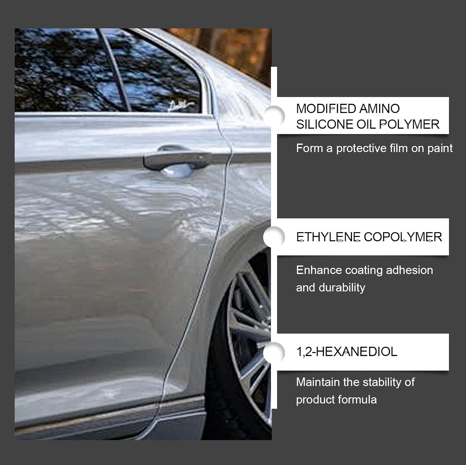 VelnovaFlo® Crystal Serum 9H+ Graphene Ceramic Coating, Advanced Auto Car Detailing Coat Restore for Paint Glass Wheel, Gloss Boost Hydrophobic Scratch Resistant, 100ML with Accessories