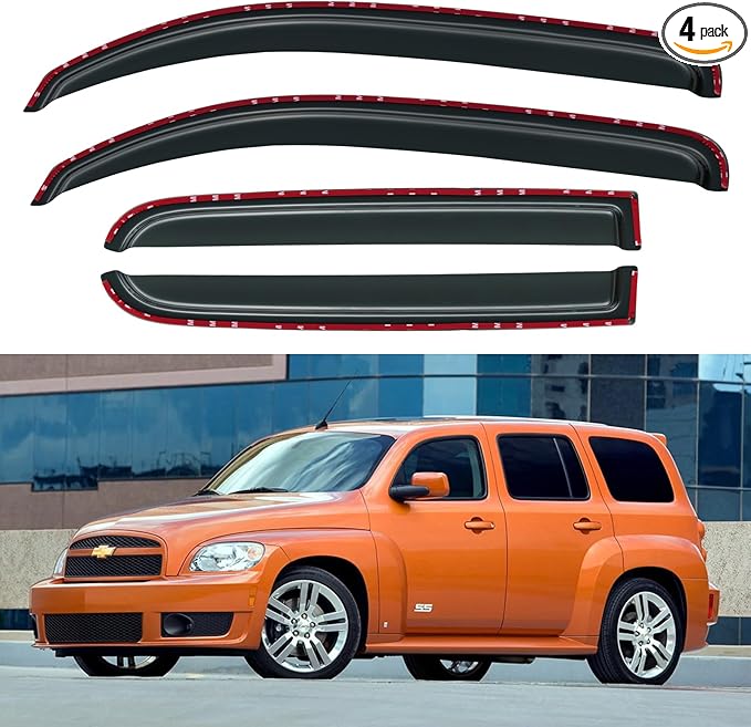 in-Channel Window Visors Rain Guards Shield by YQAUTEC