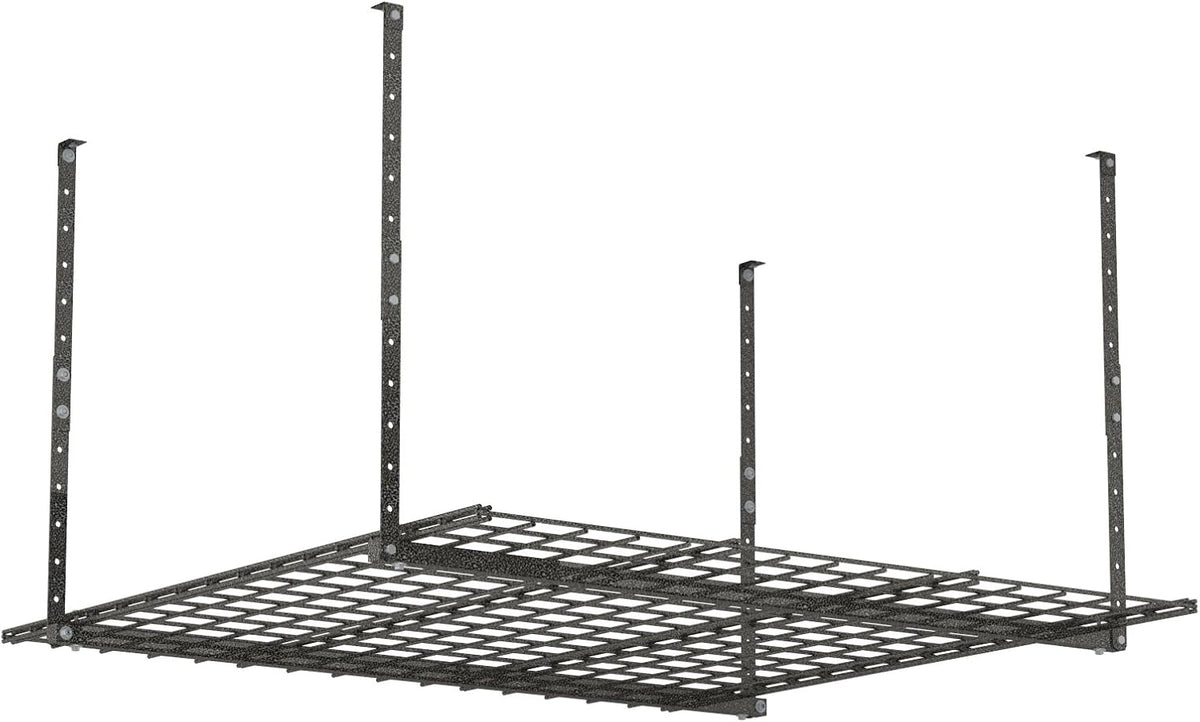 hyloft overhead steel garage storage system, ceiling rack, main product view