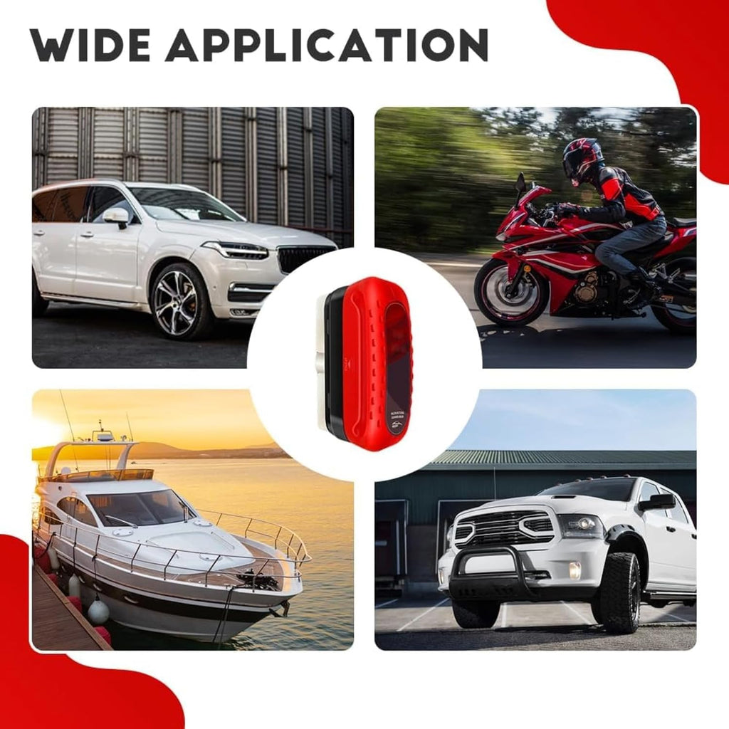 Automotive Oil Film Cleaning Brush – Efficient Car Glass Cleaner Tool for Windshield, Removes Oil Film, Dirt & Smudges, Improves Clarity & Visibility for Safe Driving, Red (1pcs)