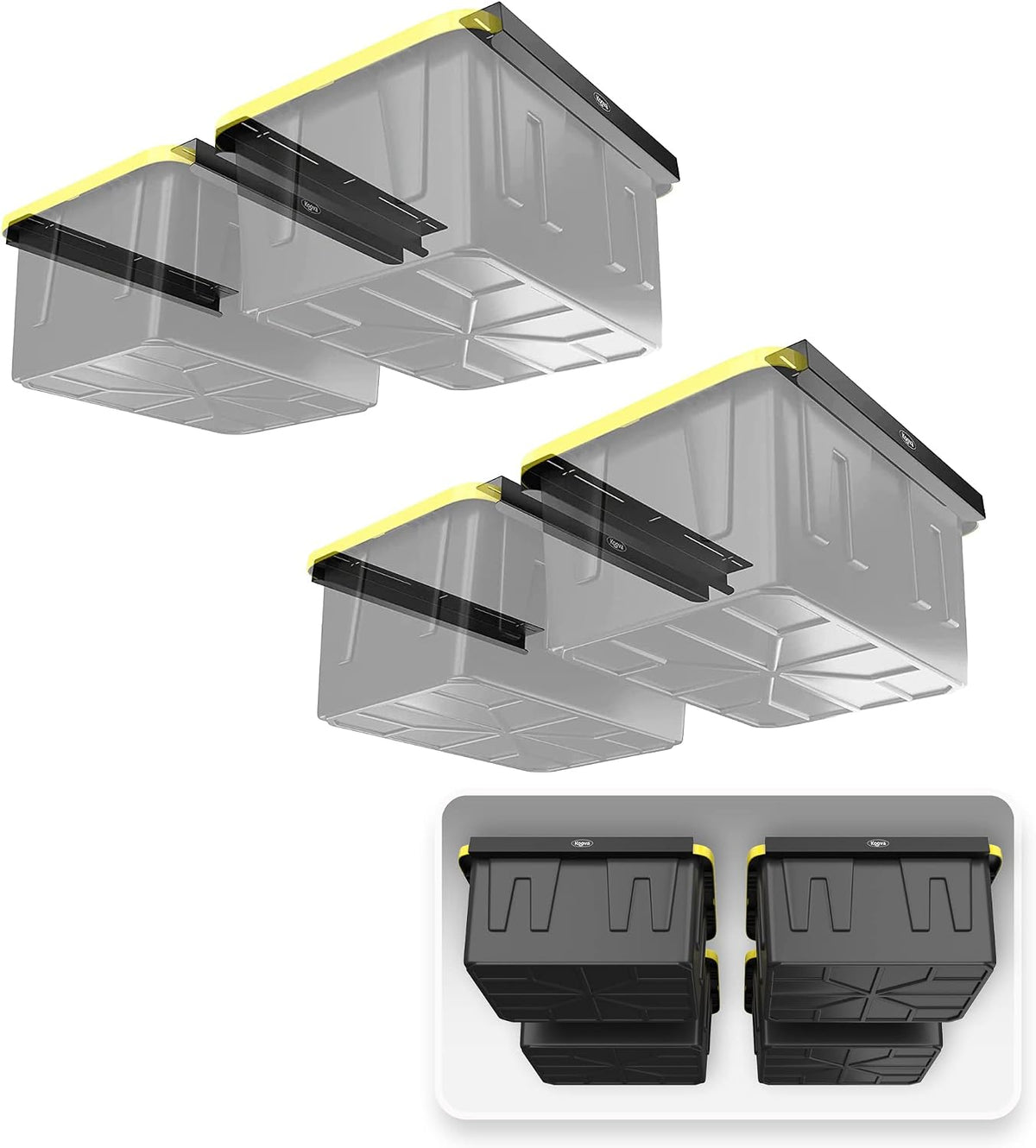 Koova Heavy-Duty Overhead Garage Storage Rack