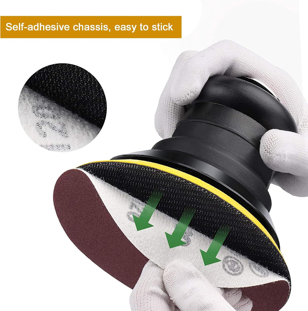 Ouya 3PCS 3" Hook and Loop Backing Pads 1/4"-20 Threads Polishing Buffing Plate for Dual Action Car Polisher