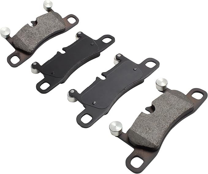 Premium Semi-Metallic Rear Brake Pads Compatible