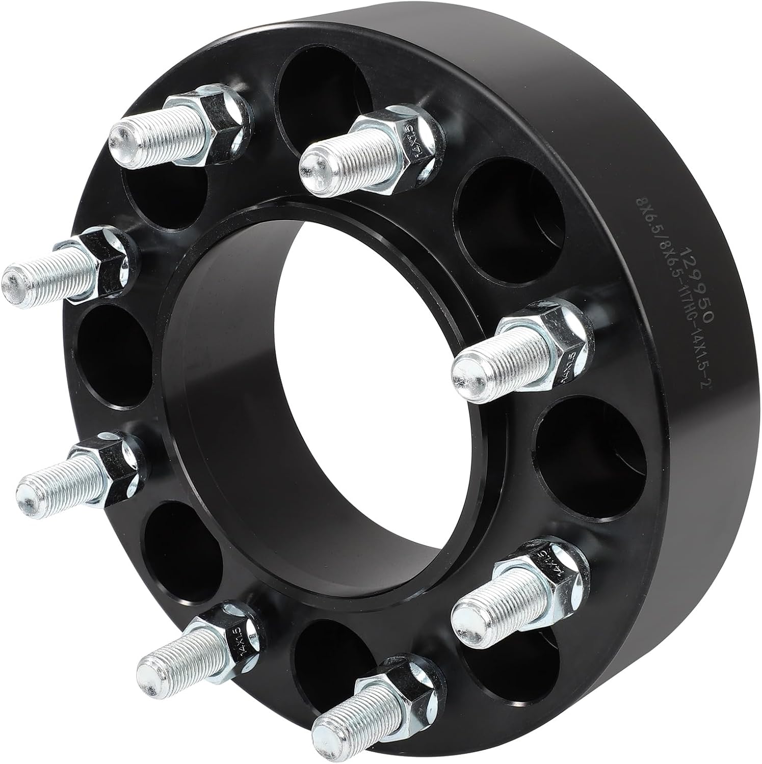 ECCPP 8x6.5 to 8x6.5 hubcentric Wheel Spacers 2 inch 8 lug Fit for Chevrolet Express 2500 2022-2023 for Chevrolet Silverado 2500 2000-2010 with Studs 14x1.5 Centric Bore 117mm-4PCS
