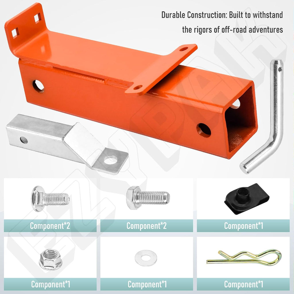 Heavy-Duty 093-1129-00 2" Rear Hitch Assembly Compatible with Bad Boy Mowers Rebel, Rogue & Renegade Models