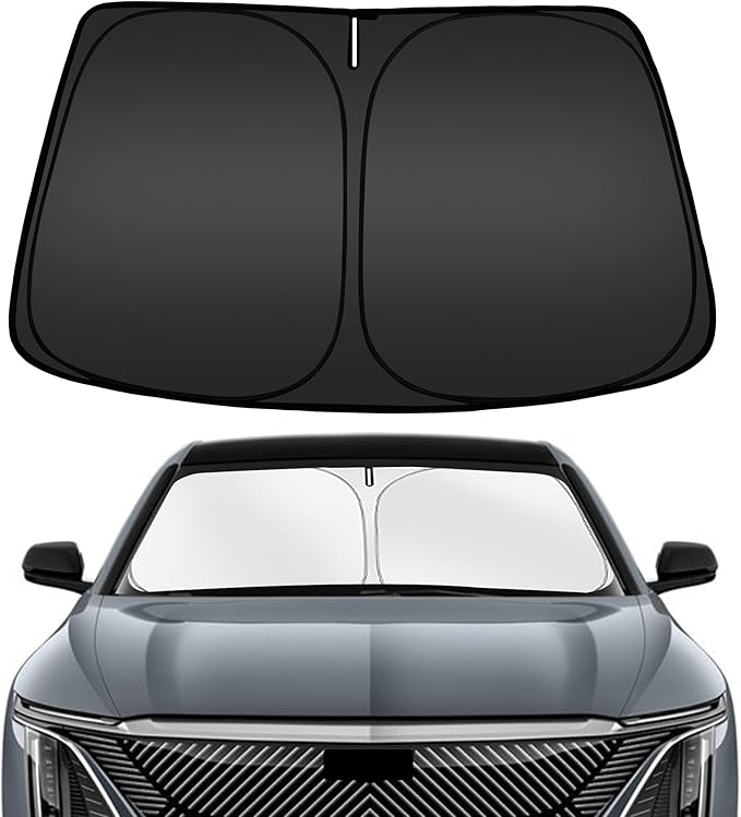 ARISMOTOR Windshield Sun Shade for Cadillac Lyriq Electric 2023-2025, Custom by ARISMOTOR