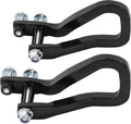 ALMULOO 2PCS Front Tow Recovery Hooks W/Bolts Compatible with 2019-2026 GMC Sierra 1500/2022 GMC Sierra 1500 Limited Replacement for 84195907 Steel (Black)