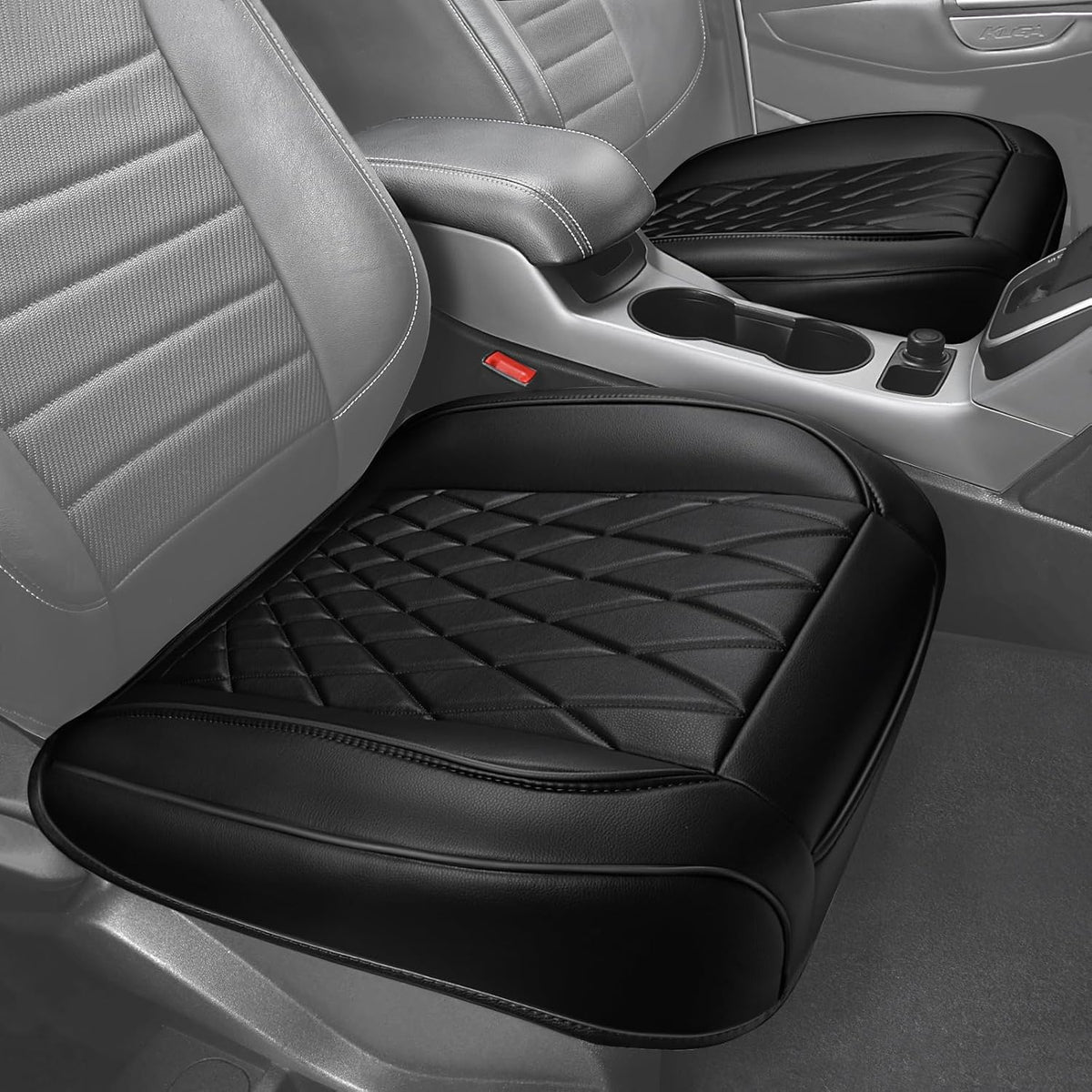 car pass 2 pack leather front car seat, main product view