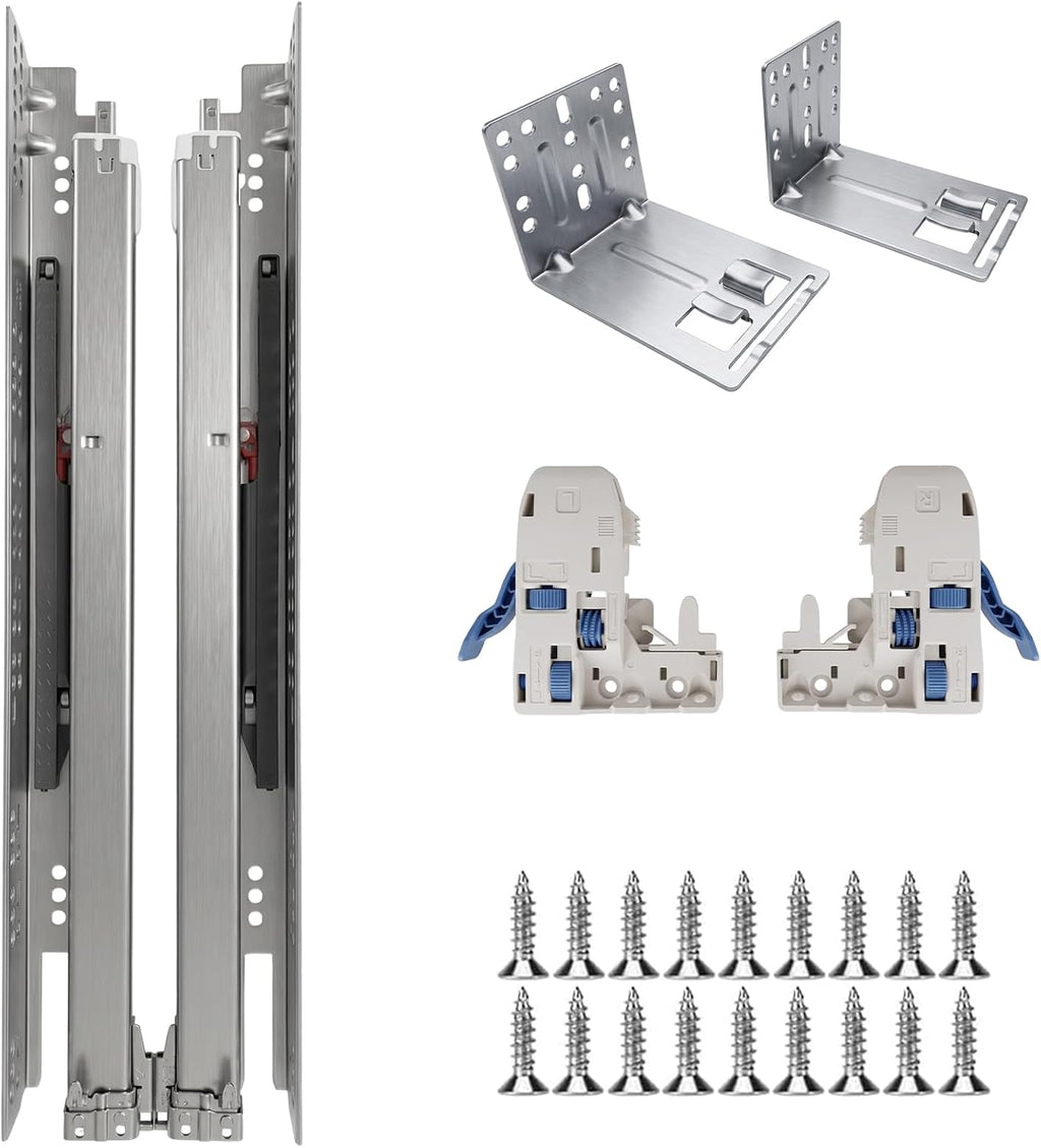 6 pair 21 inch (533mm) undermount soft close, main product view