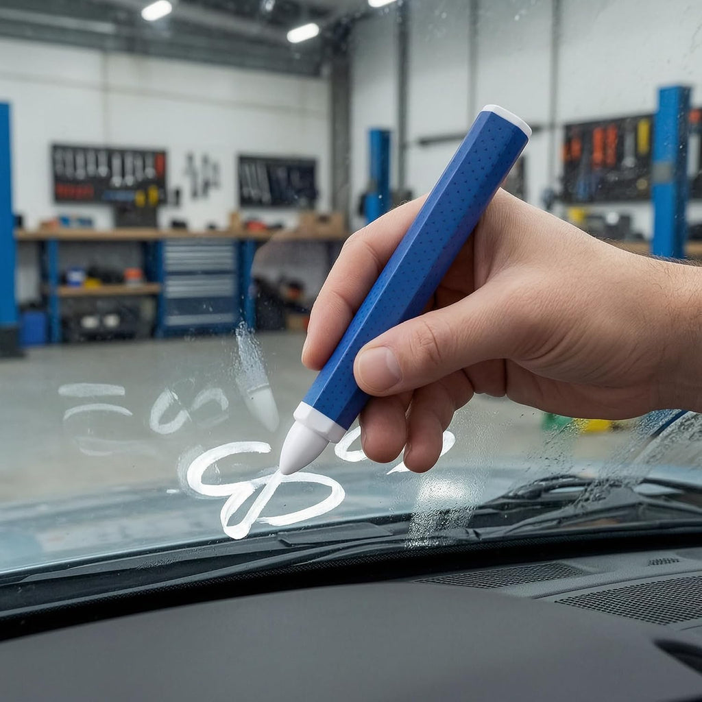 5 Pcs White Tire Marker Crayons, Wax Marking Crayons, Industrial Marking Sticks for Lumber Crayon, Mechanics, Wet/Dry Tires, Many Other Materials