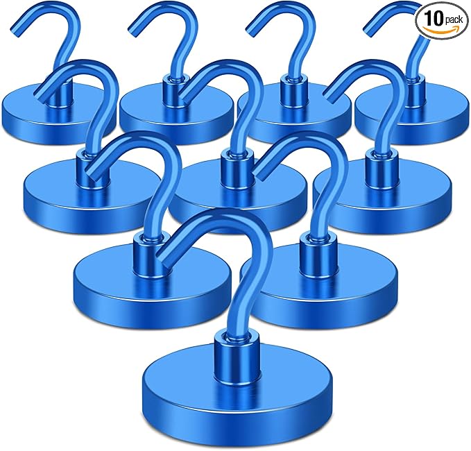 MIKEDE Magnetic Hooks Heavy Duty, 150LB Strong Magnet by MIKEDE