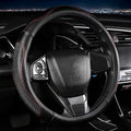 Leather - Car Steering Wheel Cover 15 inch Universal Fit Microfiber Steering by XIANGDINGCAR
