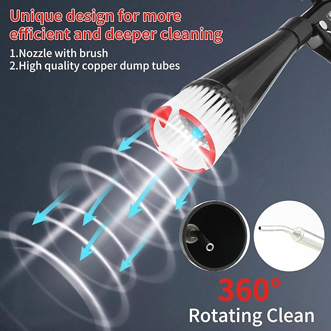 HANDY High Pressure Car Interior Cleaning Gun Interior Dryer Hair Dryer Car - Image 6