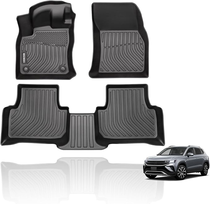 KELCSEECS Floor Mats Custom for Volkswagen Taos 2025 2024 2023 2022 All Season by KELCSEECS