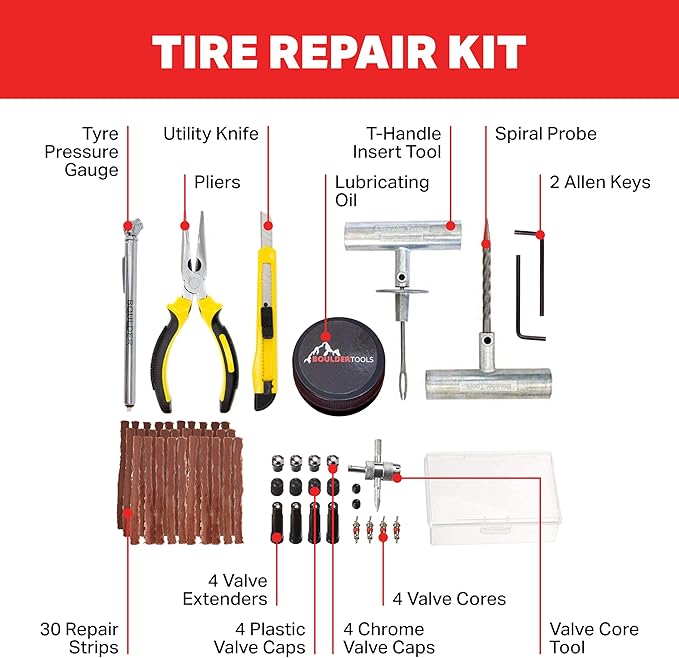 Boulder Tools | Heavy Duty Tire Repair Kit
