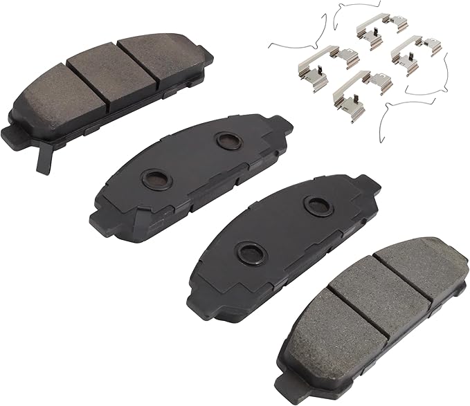 Premium Ceramic Front Brake Pads Compatible - Image 2