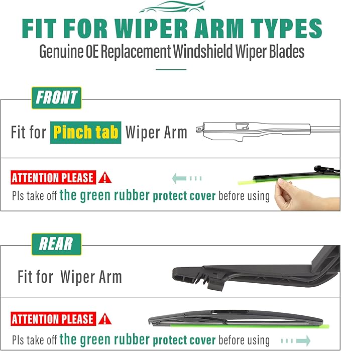 26" 15" 11" Windshield Wiper Blades Replacement - Image 8