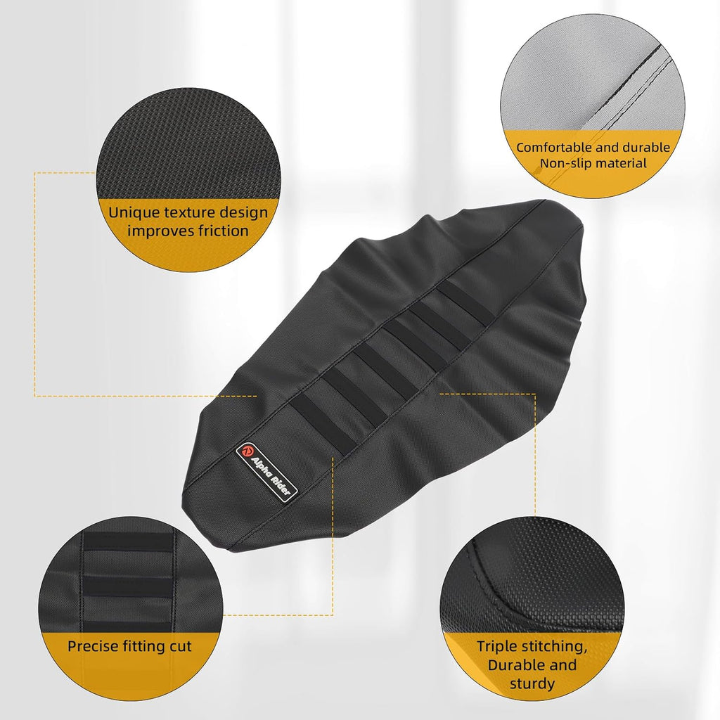 Non-Slip Seat Cover for Talaria XXX E-Bike Electric Motorcycle All-Season Soft Seat Cover (All Black