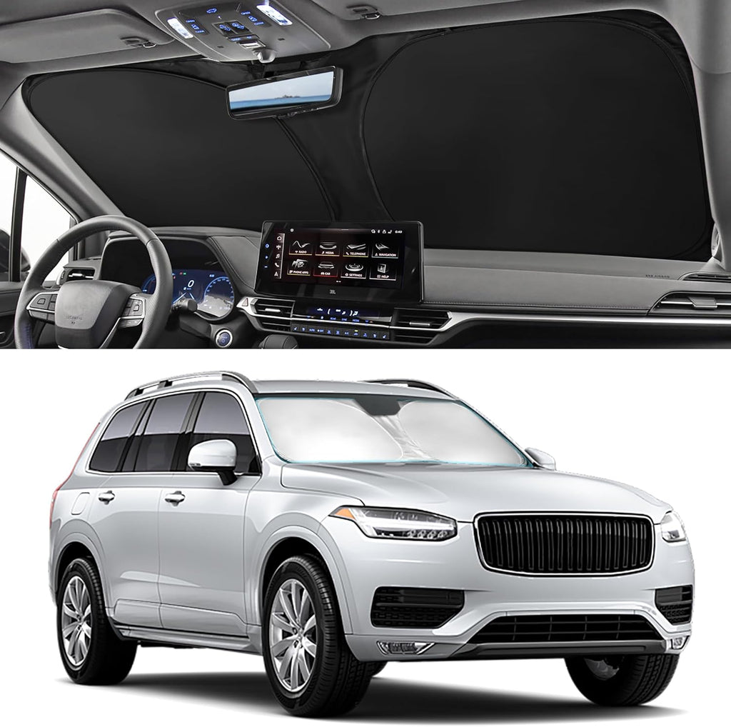 Car Windshield Sun Shade Sunshade Compatible with Acura RDX Tech A-Spec Advance SUV 2027 2026 2025 2024 2023-2019 Accessories, Foldable Car Front Window Sun Shield Visor
