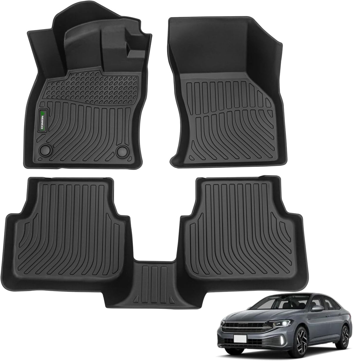 ANBINGO® Floor Mats Custom for Jetta 2019-2025 Waterproof Car Mats All Weather