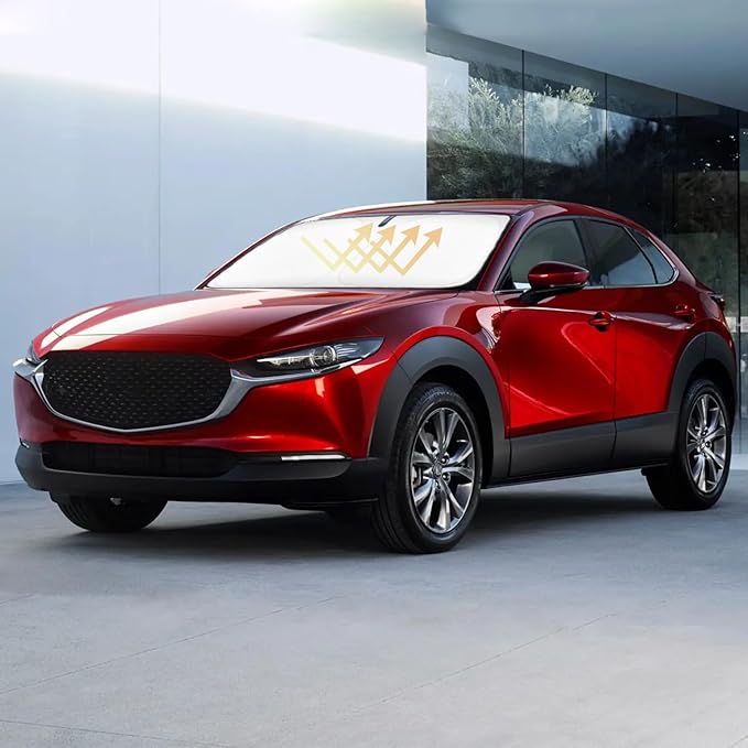 Sun Shade for CX-30 CX30 Windshield Sunshades for 2019 2020-2024 2025 2026 by SLOGENTO