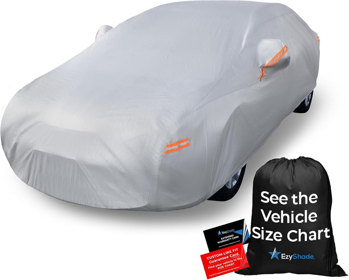 EzyShade 10-Layer Car Cover Waterproof All Weather. See Vehicle Size-Chart