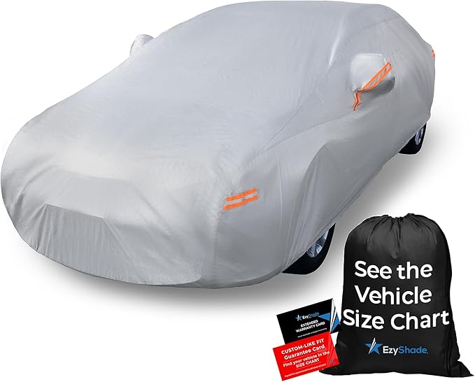 EzyShade 10-Layer Car Cover Waterproof All Weather. See Vehicle Size-Chart by EzyShade