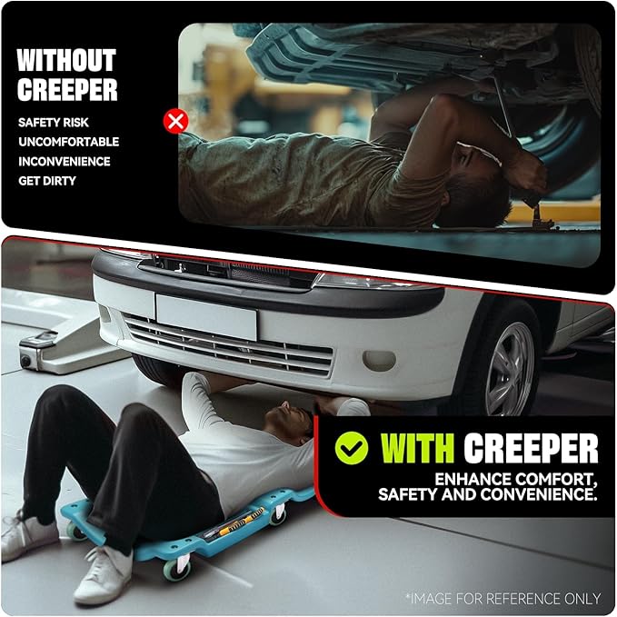 Auto Dynasty 40 Inches Mechanic Creeper, Automotive Garage Repair Low Profile - Image 7