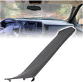 HECASA Windshield A Pillar Grab Compatible with 1999-2007 Chevy Chevrolet Silverado Suburban GMC Sierra Yukon Cadillac Escalade W/O Speaker Replacement for 15262946 Right Side Dark Gray