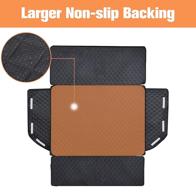 PETICON SUV Cargo Liner for Dogs, Waterproof Pet Cargo Cover Dog Seat Mat for - Image 7