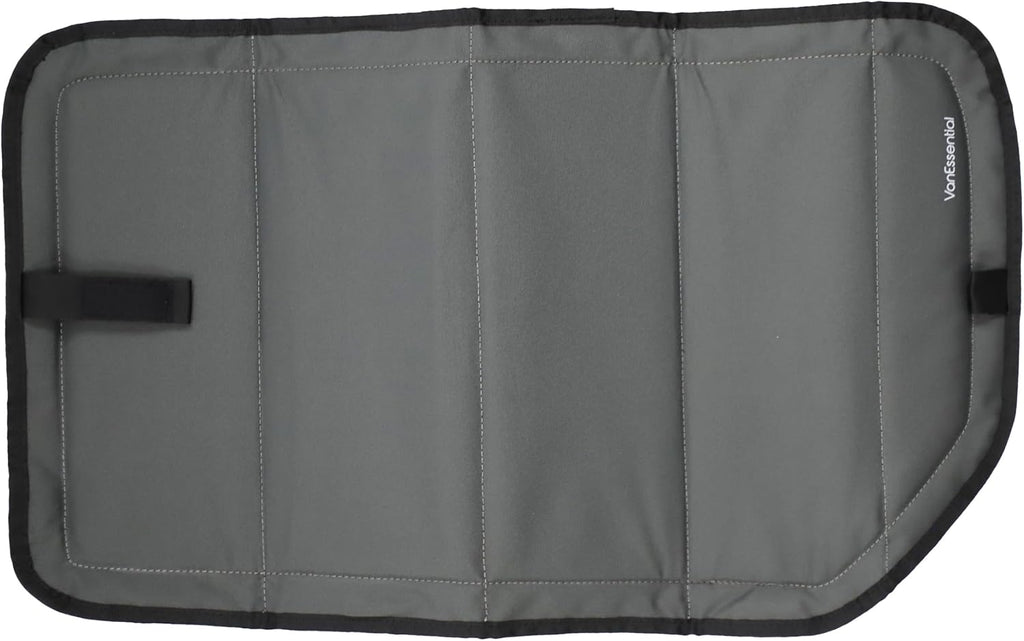 VanEssential Full Plastic Trim Rear Qtr LH (Driver Side) Window Cover Designed for Ford Transit Medium/High Roof 148 Long (Not Extended) Length Van Year 2015 to Current - Charcoal Gray