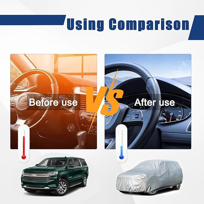 Kayme 6 Layers SUV Car Cover Custom Fit - Image 4