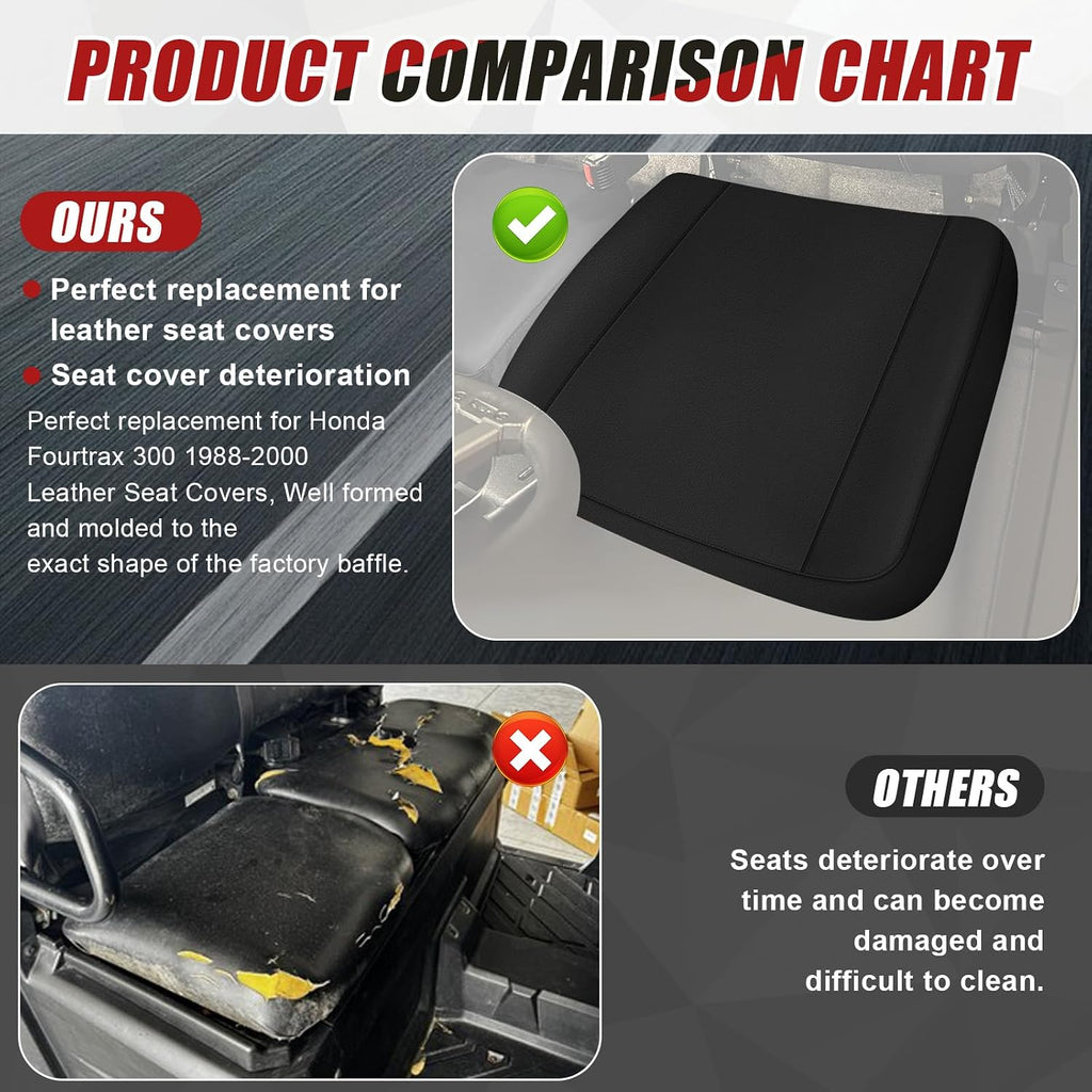 Driver Side Bottom Leather Seat Cover Replacement for 2013-2019 Polaris Ranger 900 XP XP 900 570 XP 570