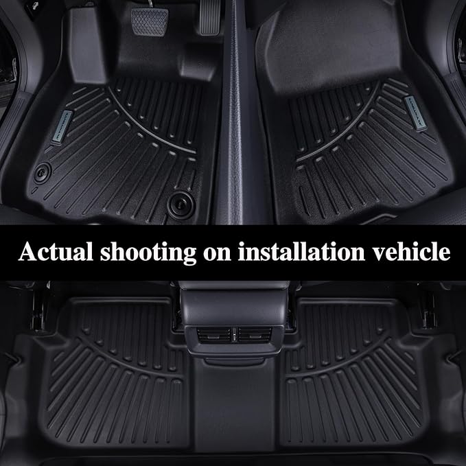 Floor Mats for Ford F-150 SuperCrew Cab 2010-2014, All-Weather Custom Fit - Image 3