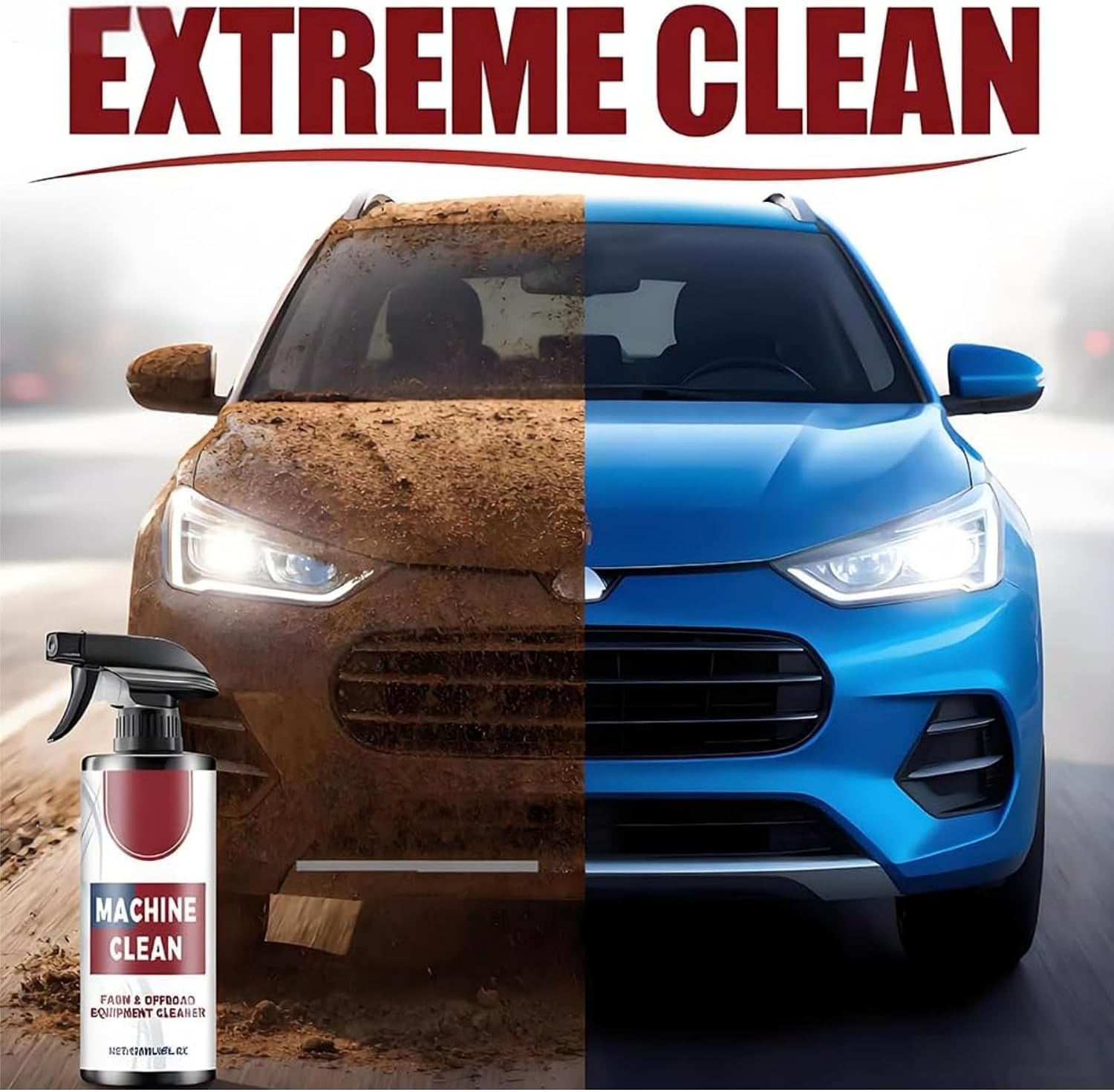 Machine Clean Spray, Machine Clean - Machine Clean Spray, Multi-surface Portable Cleaners, Car Tire Farm & Offroad Cleaner (3)
