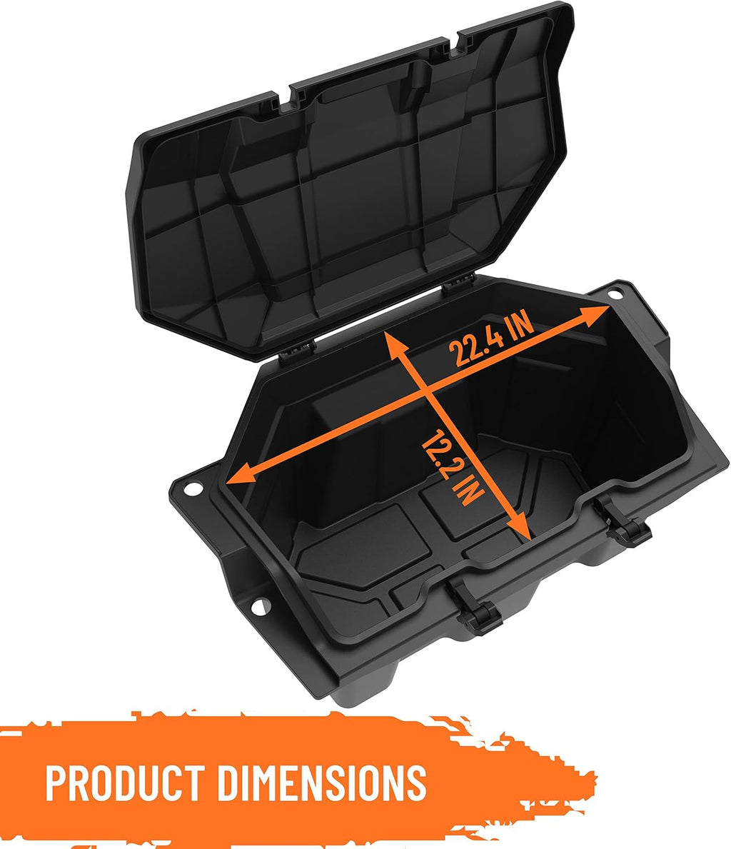 SAUTVS UTV 73QT Cargo Box for RZR PRO XP/RZR Turbo R/PRO S 2020-2026, Forward Poly Water Resistant 73 QT Forward Cargo Storage Box Accessories, Replace #2883751