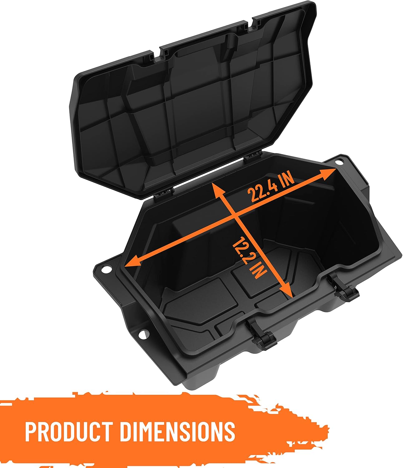 SAUTVS UTV 73QT Cargo Box for RZR PRO XP/RZR Turbo R/PRO S 2020-2026, Forward Poly Water Resistant 73 QT Forward Cargo Storage Box Accessories, Replace #2883751