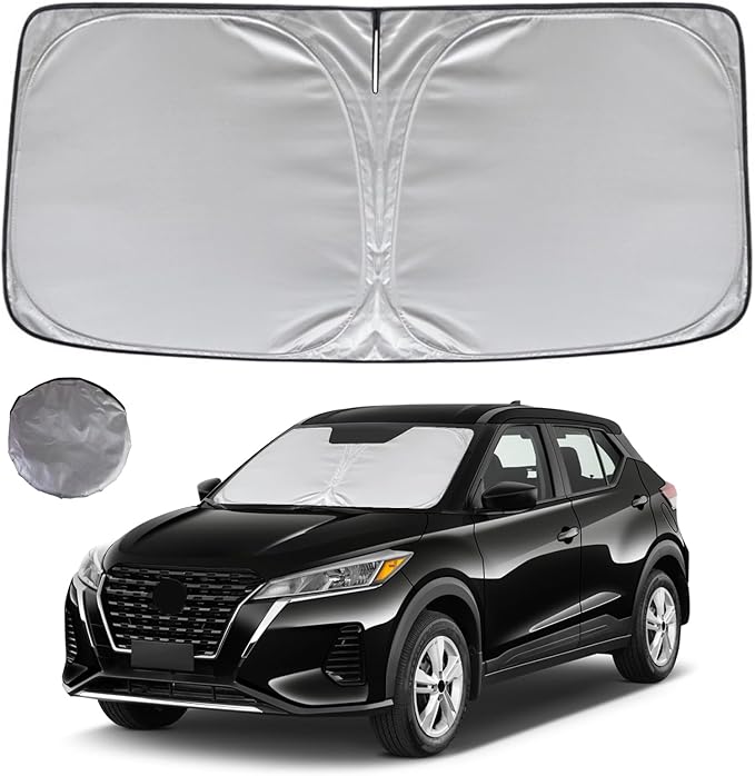 KAYZT Windshield Sun Shade for 2018-2024 Nissan Kicks Foldable Sunshade Front by KAYZT